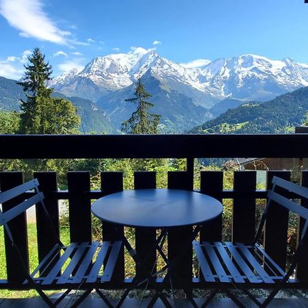Appartement Saint Gervais Les Bains Vue Imprenable Mont Blanc Kültér fotó
