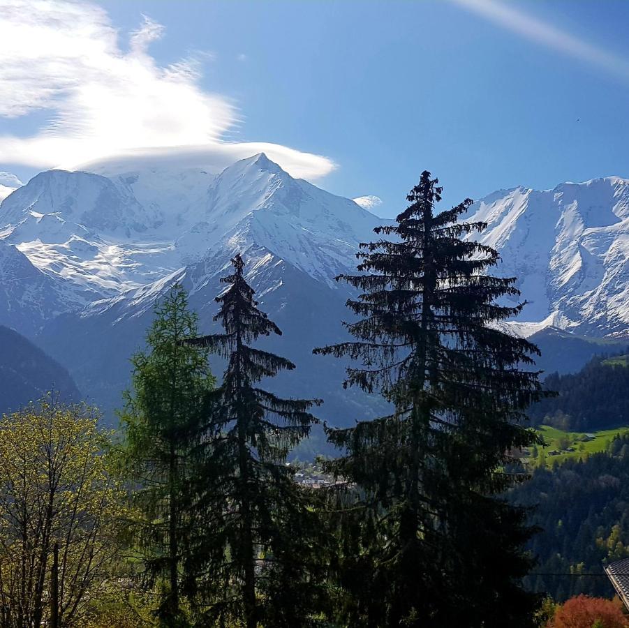 Appartement Saint Gervais Les Bains Vue Imprenable Mont Blanc Kültér fotó