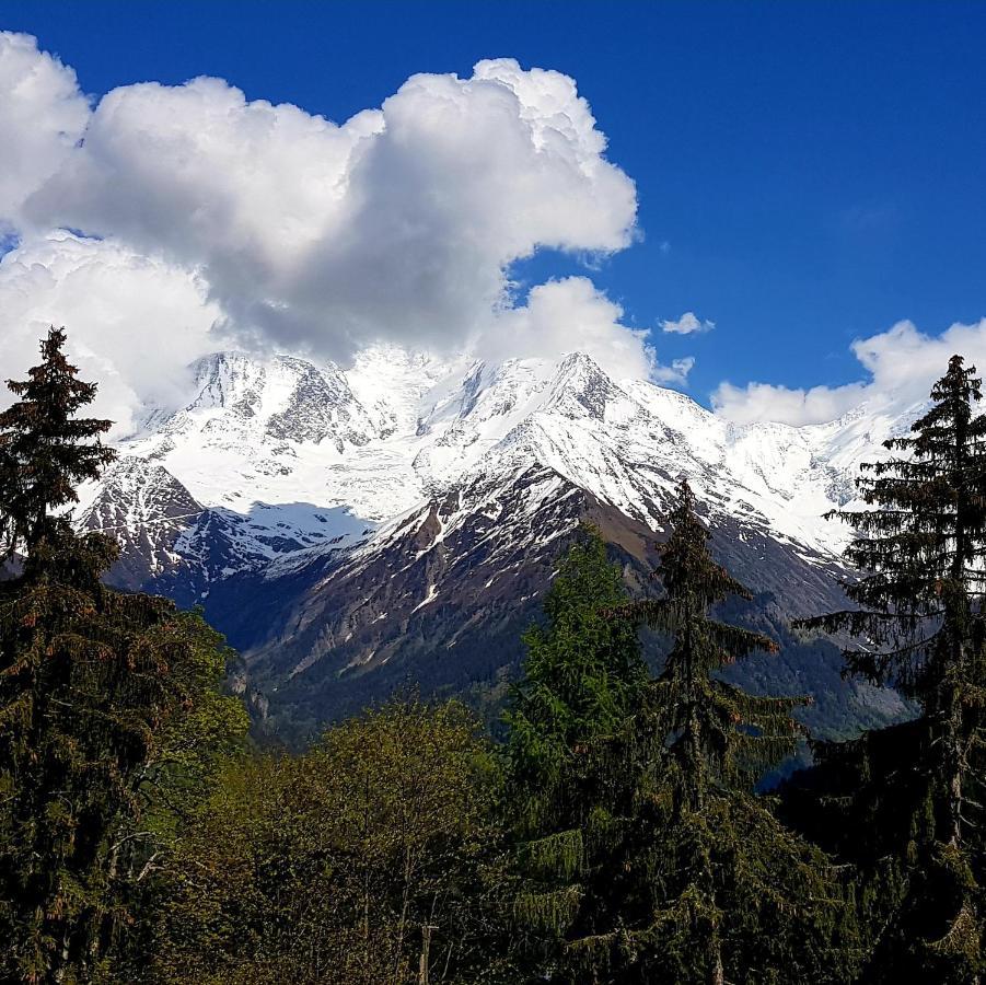 Appartement Saint Gervais Les Bains Vue Imprenable Mont Blanc Kültér fotó