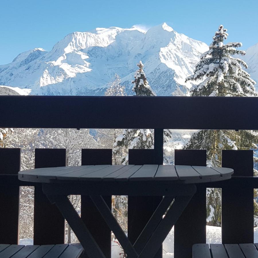 Appartement Saint Gervais Les Bains Vue Imprenable Mont Blanc Kültér fotó